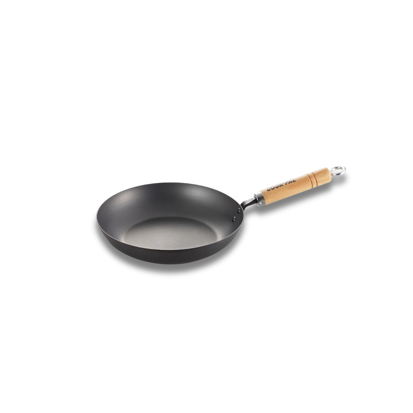 Yoshikawa Cook-Pal Ren Japanese Carbon Steel Frying Pan 20cm