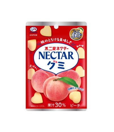 Fujiya Nectar Peach Gummy (48G) BBD: 2025.01