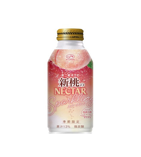 Fujiya Nectar Sparkling Peach (380ML) [Best Before Date: 2026.12.19]