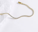 Full Diamond Crystal Bracelet Round Zircon - 2.5mm Single Row