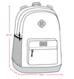 Kids Backpack | Black Dinos | Deux Par Deux