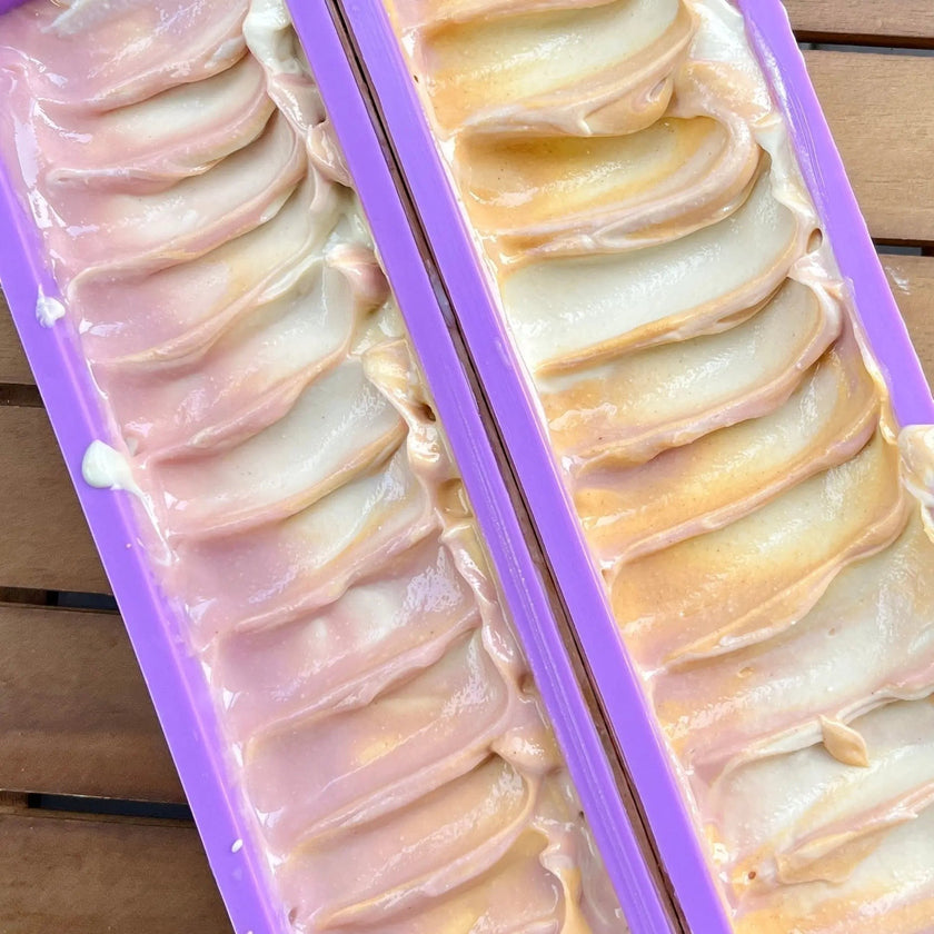 Savon au lait de coco SULTANE  pêche Bellini
