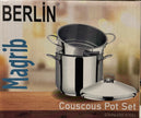 BERLIN Couscousier Pot Stainless Steel Steamer