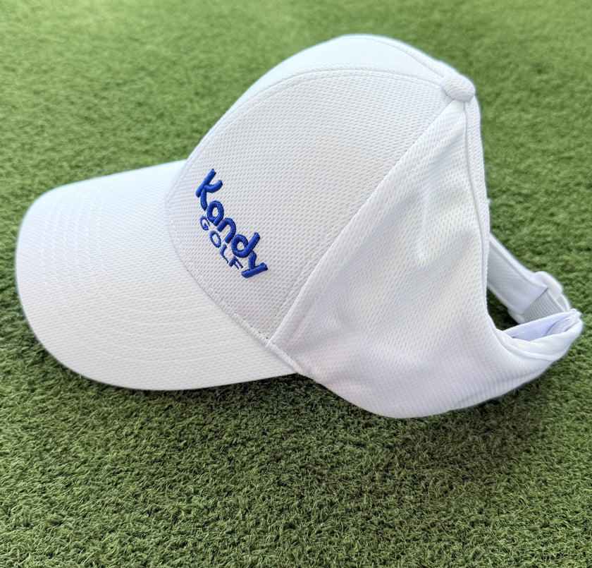 Kandy Golf Assorted 1/4 Visor, Open back Hats