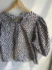 Daisy Dot Puff Sleeve Blouse | Medium