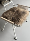 Taupe Icelandic Sheepskin Chair Pad
