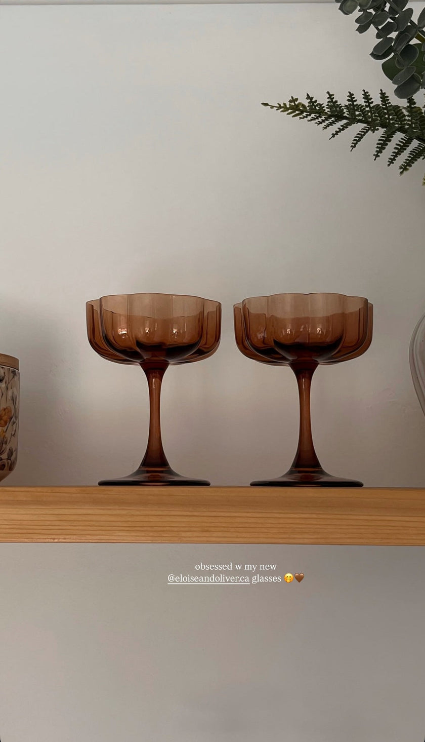 Petal Martini Glass