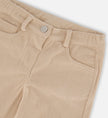 Wide Leg Corduroy Pants | Beige | Deux Par Deux
