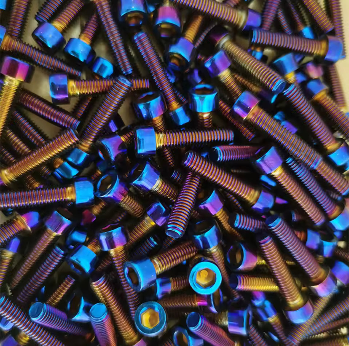 Ignition cover titanium bolts