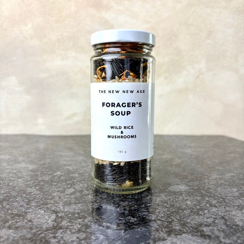 FORAGER’S SOUP: WILD RICE AND MUSHROOMS
