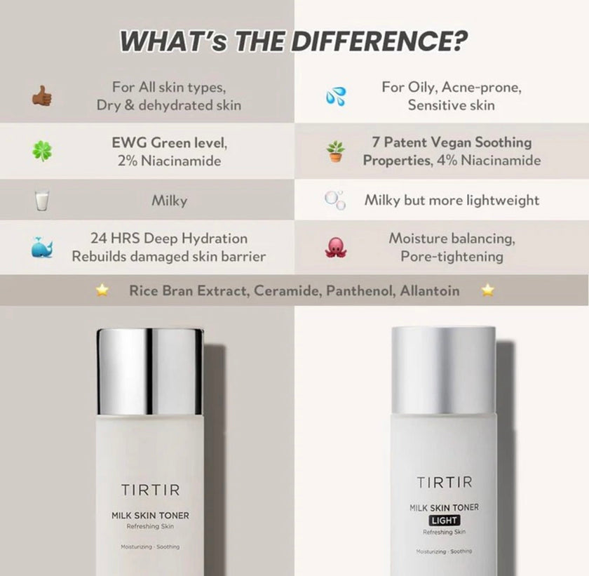 TIRTIR Milk Skin Toner Light (150ml)