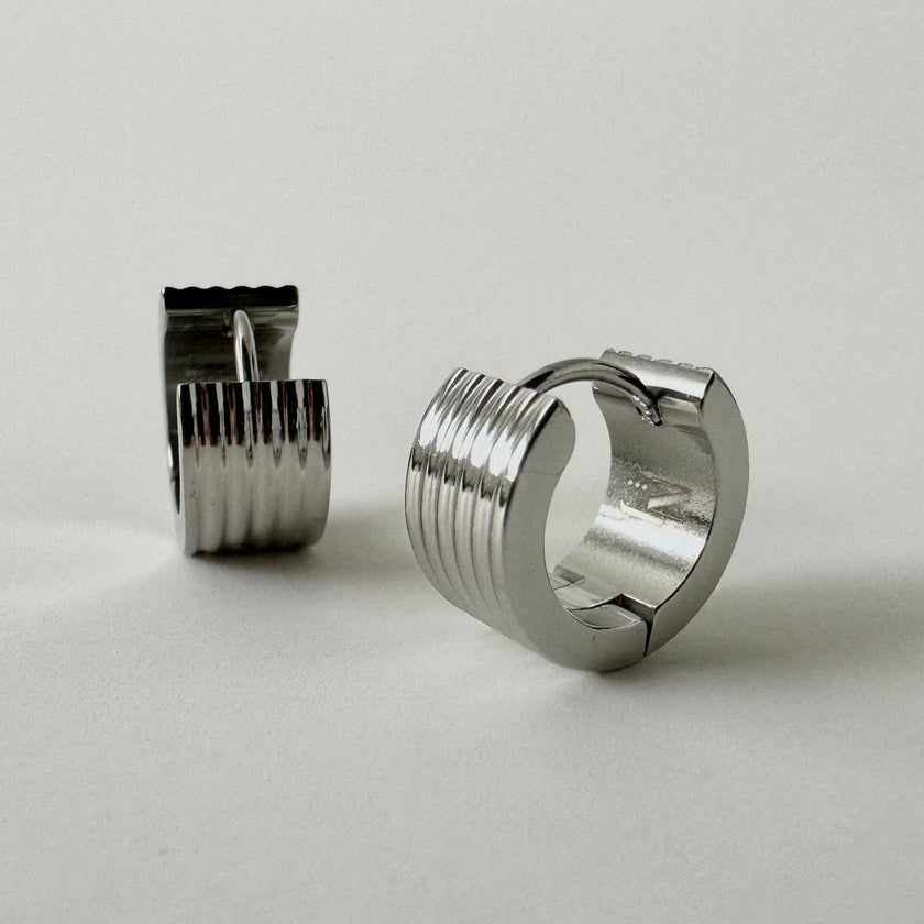 Honey Huggie Hoops 2.0 - Silver