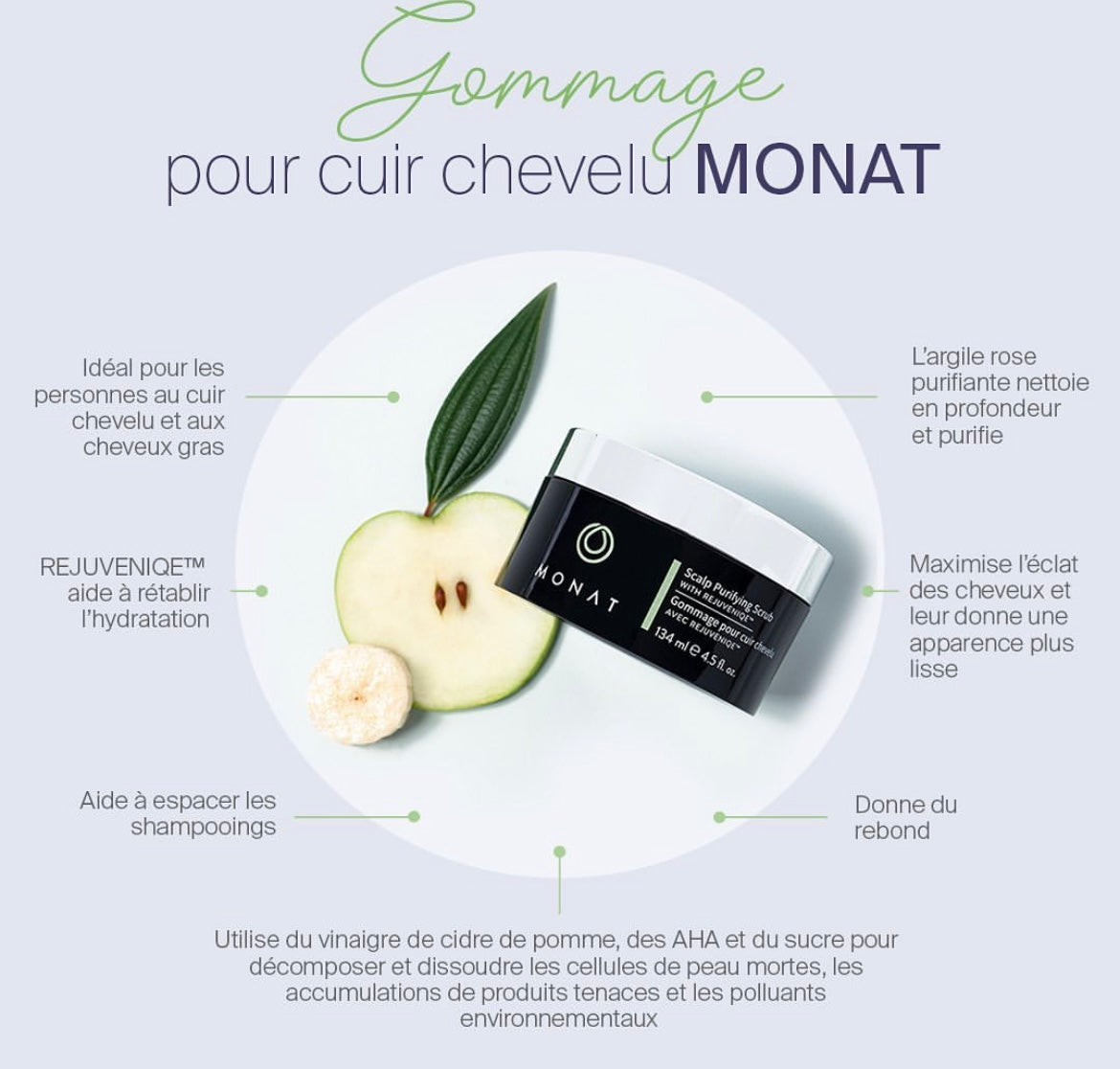 Gommage cuir chevelu