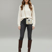 NOVA Mini Leather Crossbody Bag with Chain Strap