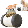 Dog Treat Leaking Toy With Wheel – Interactive Slow Feeder for Dogs, Puppies & Cats | Black, Yellow, Pink, Blue, Green