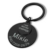 Funny Personalized POD Collar Pet ID Tag Keychain