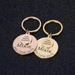 Funny Personalized POD Collar Pet ID Tag Keychain