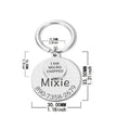 Funny Personalized POD Collar Pet ID Tag Keychain