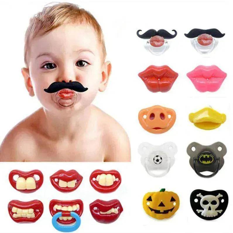 Funny Novelty Baby Pacifier Silicone Soother