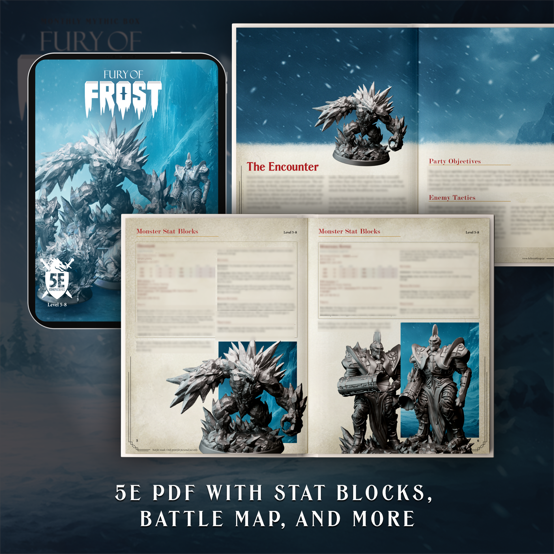 Fury of Frost | Mythic Box | 5e Combat Encounter