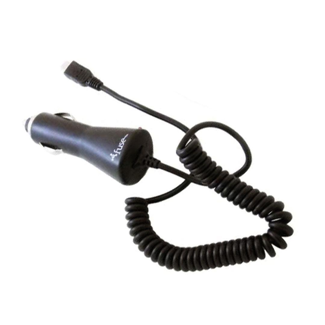 Fuse - Car Charger Micro Cable Usb 1 Amp 5 Foot Coiled Cable