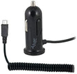 Fuse - Car Charger Micro Usb Hard Wired 24Amp + Additional Usb Port 8Ft Coil