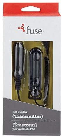 Fuse - Transmetteur FM, câble en nylon tressé, connecteur pour téléphone.