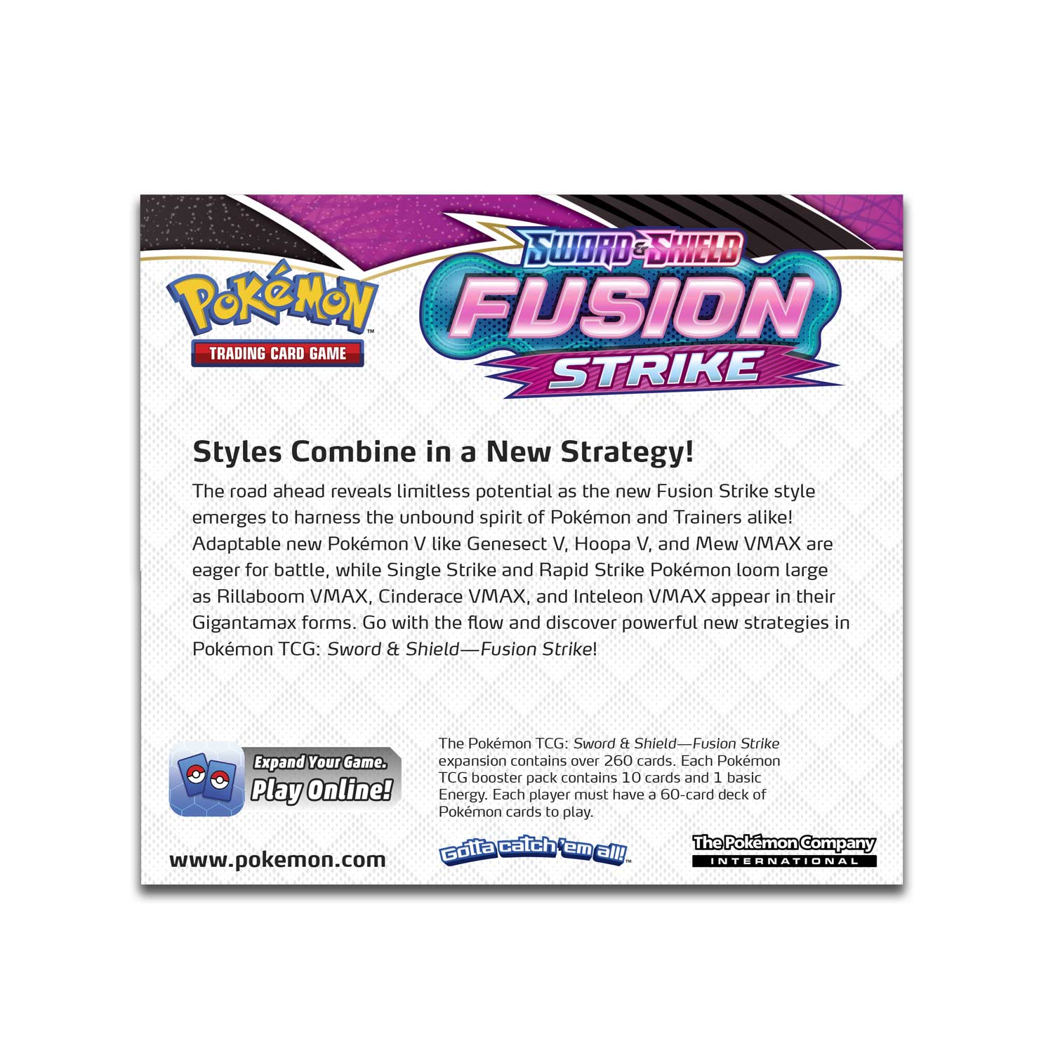 Pokémon TCG - Sword & Shield - Fusion Strike - Booster Box