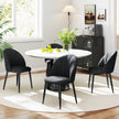Skylar Modern Dining Chairs Set of 4-Black