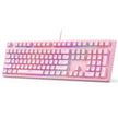 AUKEY G15 Mechanical Gaming Keyboard RGB Pink