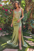 Embellished Thin Straps V-Neckline Mesh Glitter Underlayer Corset