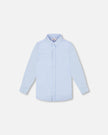 Long Sleeve Button Down Shirt Pale Blue