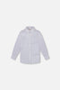 Long Sleeve Button Down Shirt Navy Blue Stripes