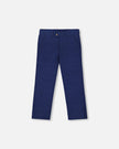 Slant Pocket Pants Navy Blue