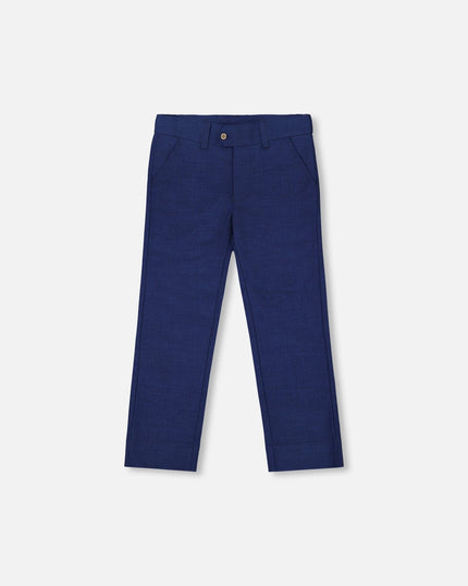 Slant Pocket Pants Navy Blue