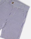 Slant Pocket Bermuda Shorts Royal Blue Striped