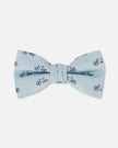 Bow Tie Pale Blue With Bicycle