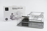 ITY 2 Tier Dish Rack with Chrome Tray - G3386