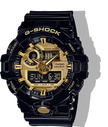 CASIO G-Shock Analog-Digital Black/Gold | GA710GB-1A
