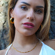 Style GALENA Gold : Boucles d’oreilles torsadées.