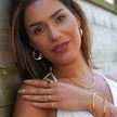 Style GALENA Gold : Boucles d’oreilles torsadées.