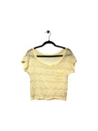 GARAGE Regular fit Crop top in Yellow  -  XS