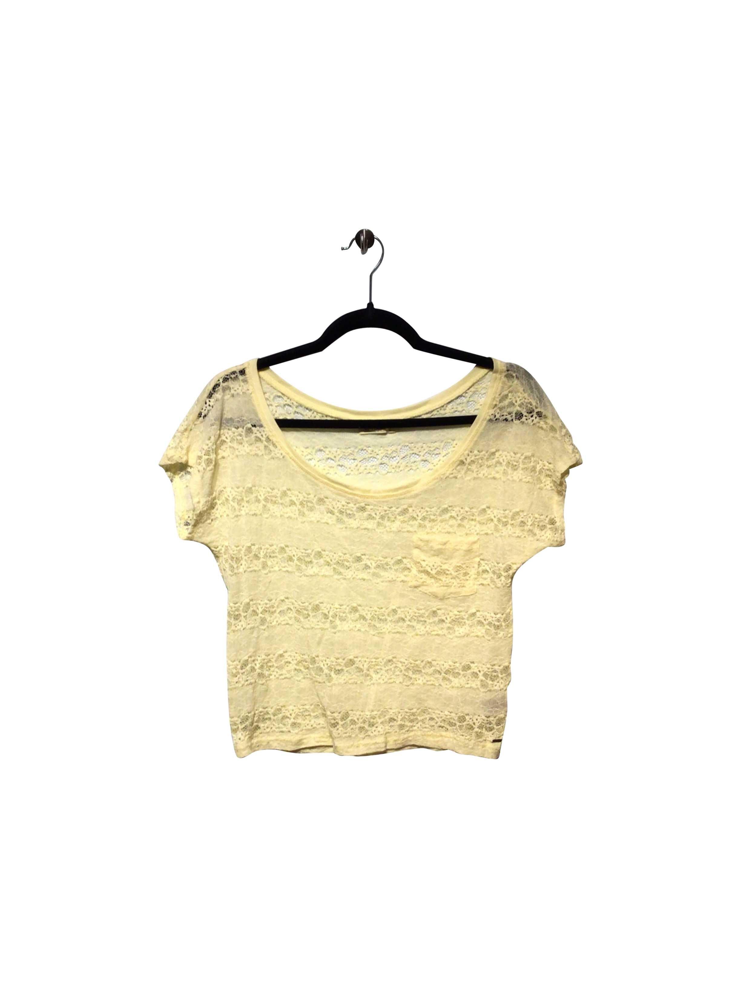 GARAGE Regular fit Crop top in Yellow  -  XS