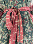 PRC6921 Avatar Pure Silk Kimono-Sleeved Jacket with Belt
