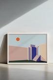 GÉOMÉTRIE, Oeuvre sur toile étirée