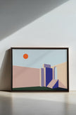 GÉOMÉTRIE, Oeuvre sur toile étirée