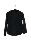 GEORGE Regular fit Button-down Top in Black  -  XS