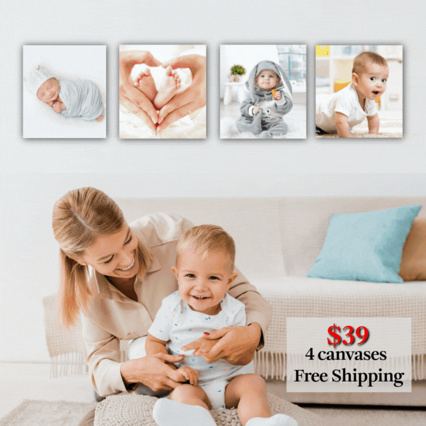 Set of 4 custom canvases 8