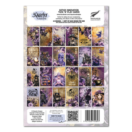 3Quarter Designs Gothic Innovation - Tuck N Play Cards