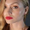Boucles d'oreilles créoles ondulées GIZA 'Shape & Form'